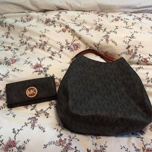 Michael Kors purse and wallet.